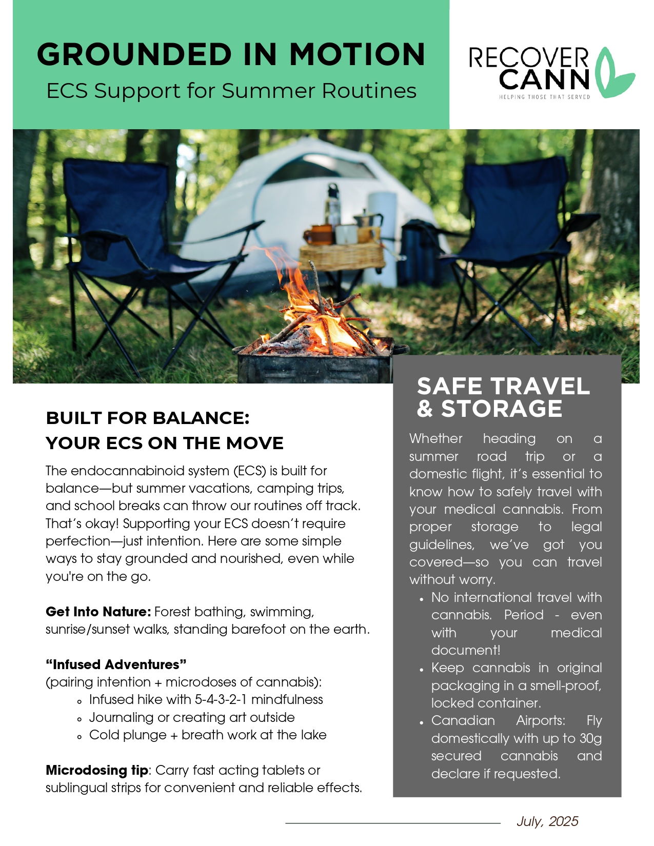 July 2025 Recover Cann Newsletter